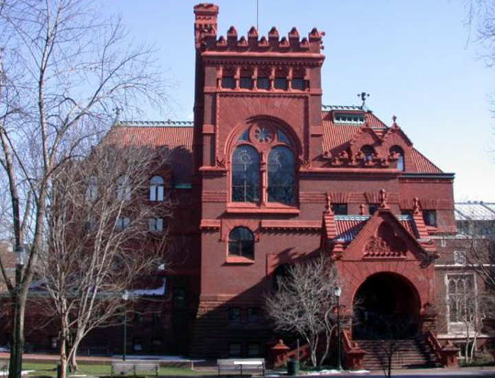 red building